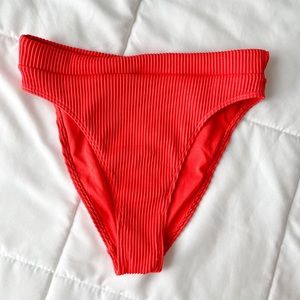 Hollister High Waisted Ribbed Bikini Bottom